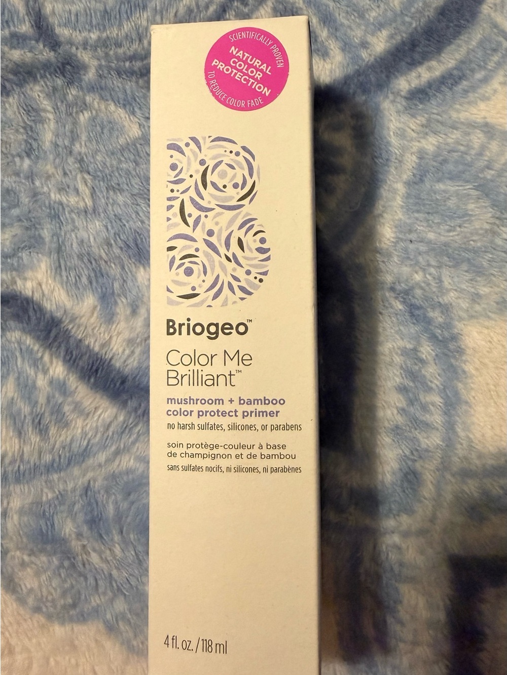 Briogeo Color Me Brilliant Primer in White with Pink Accent